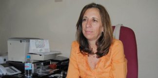 La Coordinadora del CMS Villa de Vallecas, en su despacho. /FOTO: R.B.T.