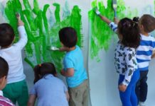 Exposición «Pequeños Creadores» en la escuela Retamar Han participado niños desde 3 meses a 3 años. /FOTO: EEI Retamar