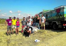 Las dos caras del cerro Almodóvar Grupo de voluntarios dispuestos a que el cerro muestre su mejor cara. /FOTO: Pablo Velasco