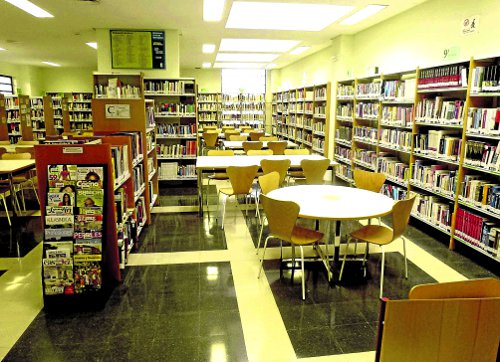 Sala de lectura de la biblioteca del Pozo /FOTO: Equipo BPM EL Pozo