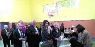 Colegio electoral en Vallecas durante las pasadas elecciones europeas. /FOTO: J.A.R.