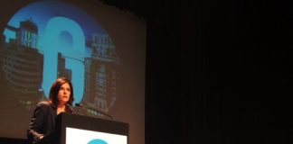 Presentación de Ganemos Madrid en el Círculo de Bellas Artes. /Foto: J.A.