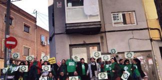 La PAH recupera un nuevo edificio del "banco malo". /L.T. (PAH Vallekas)