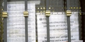 Cartel entidad de ayuda alimentaria