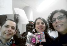 El grupo de La Villana, en acción.