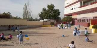 Patio del CEIP José de Echegaray.