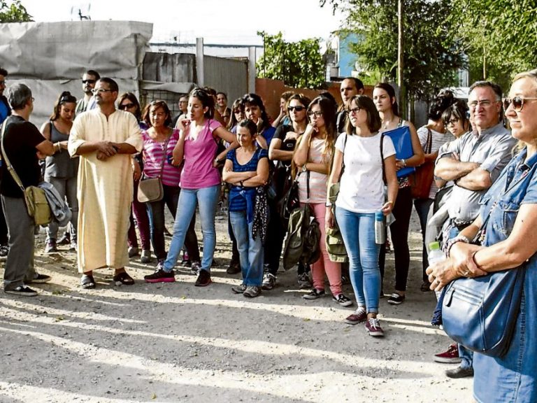 Visita profesores a la Cañada Real