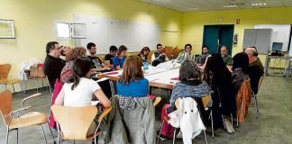 Hubo diferentes mesas de trabajo y conferencias.