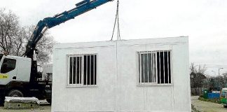 Foto de archivo de instalación de casetas el año pasado.