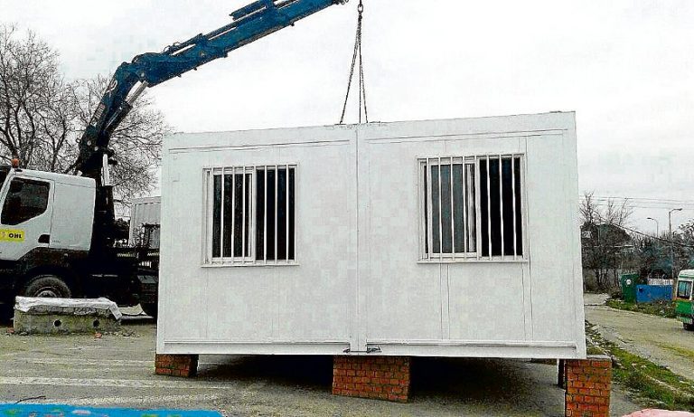 Foto de archivo de instalación de casetas el año pasado.