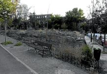 «Un basurero improvisado» en el Ecobarrio La falta de mantenimiento y limpieza resulta evidente.