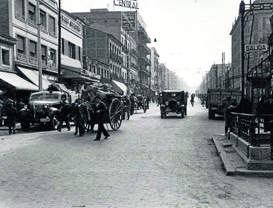 Avenida de la Albufera principios siglo XX