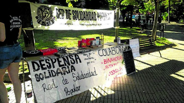 Recogida de alimentos para la despensa.
