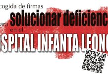 Campaña por una solución a las «deficiencias» del Infanta Leonor Solución a las deficiencias del Hospital Infanta Leonor