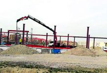 Un seguimiento de las obras del futuro instituto del PAU Los trabajos en el futuro instituto del PAU de Vallecas avanzan a buen ritmo.