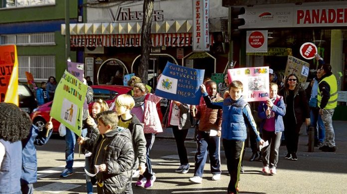 La marcha tuvo lugar los días 16 y 17 de marzo, participando 225 alumnos cada día.
