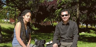 Muna y Oscar llaman a la participación para construir juntos el barrio que queremos.