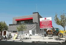 Obras del nuevo instituto del Ensanche de Vallecas.
