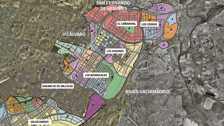Macrodesarrollos en la zona Sureste de Madrid.