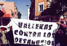 Oleada de desahucios en Vallecas Una lacra que sigue azotando con fuerza a nuestro barrio.