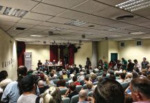 La convocatoria de la manifestación se decidió en la asamblea del 26 de octubre.