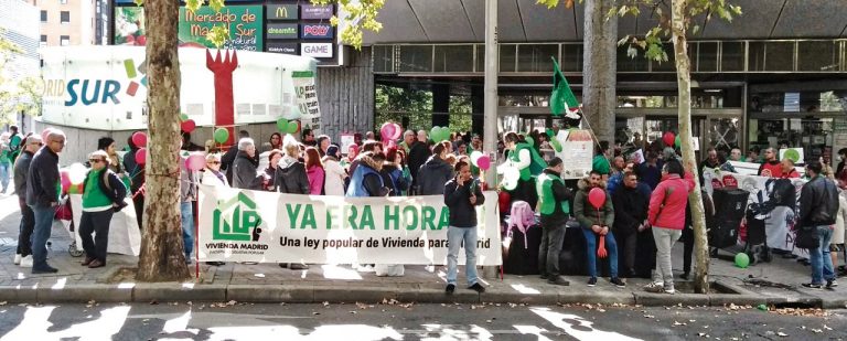 Ciudadanos veta la ley antidesahucios madrileña