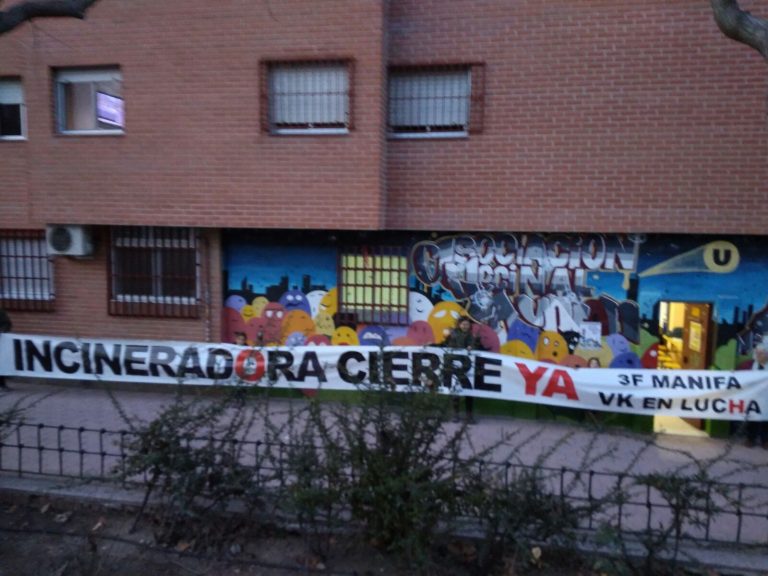 Realizada marcha por el cierre de la incineradora de Valdemingómez
