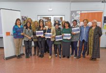 El grupo que ha participado en el curso, en el acto de clausura del mismo.
