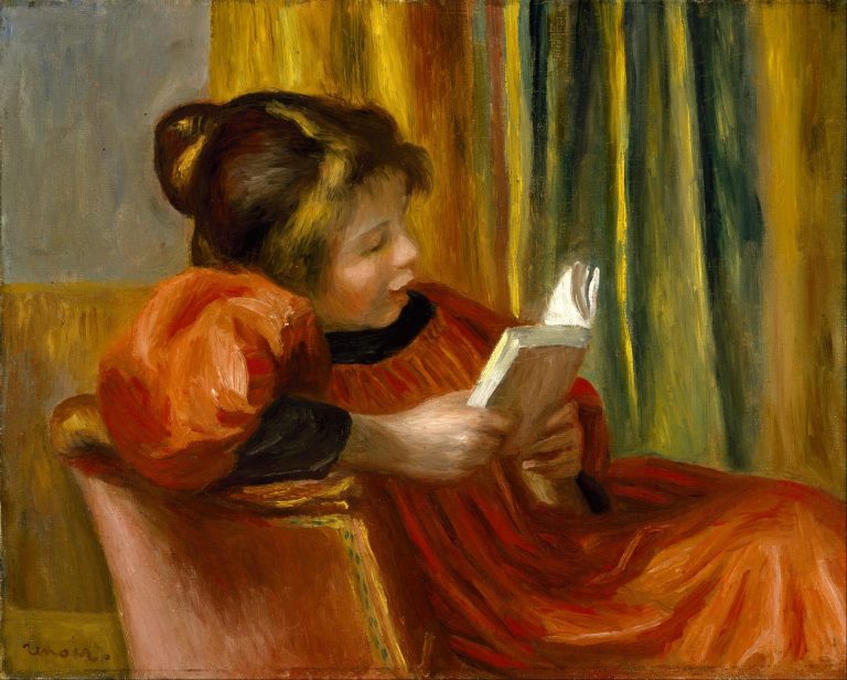 "La lecture", de Pierre-Auguste Renoir.