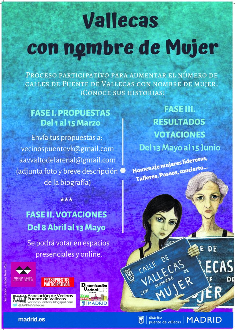 Vallecas con nombre de mujer