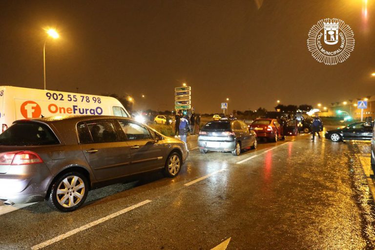 Operativo contra las carreras ilegales en La Atalayuela