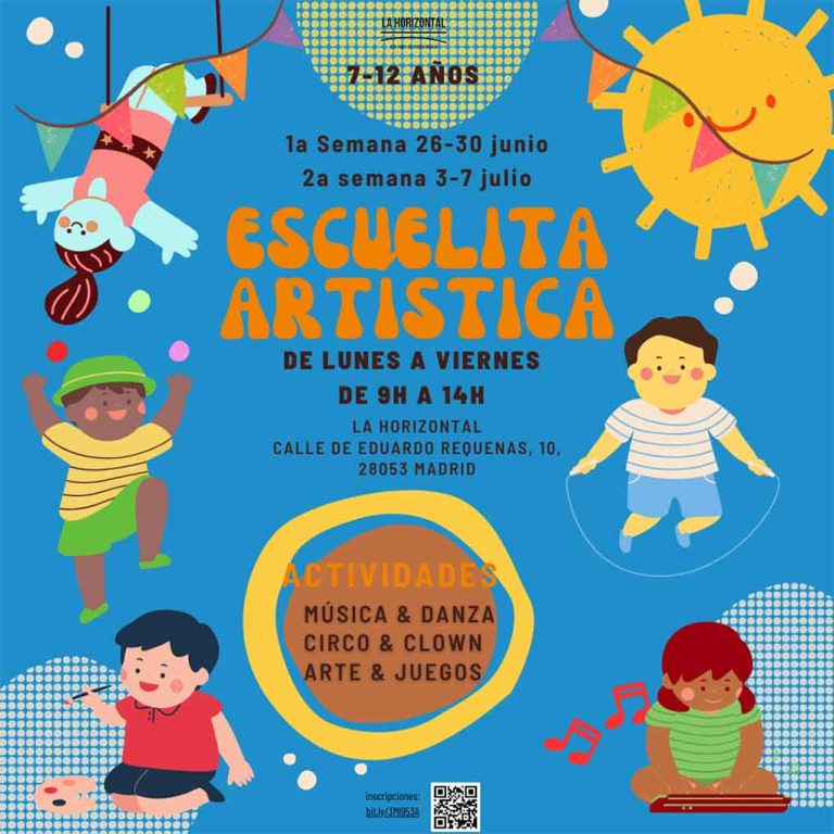 La Horizontal organiza su escuelita artística de verano
