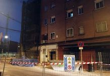 El día después de la explosión en la calle de Manuel Maroto