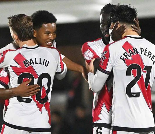 El Rayo brilla en Liga, en Copa y en Europa