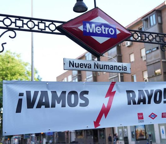 Metro da ánimos al Rayo Vallecano en la final de la Conference League