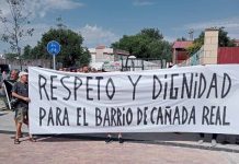 Nueva marcha por el derecho a la vivienda en Cañada Real